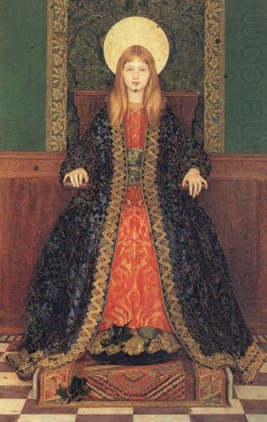 Thomas Cooper Gotch The Child Enthroned china oil painting image